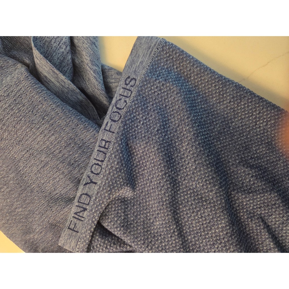 Lululemon Metal Vent Tech 2.0 Short Sleeve Shirt Mens Blue Heathered Tee - Picture 5 of 8